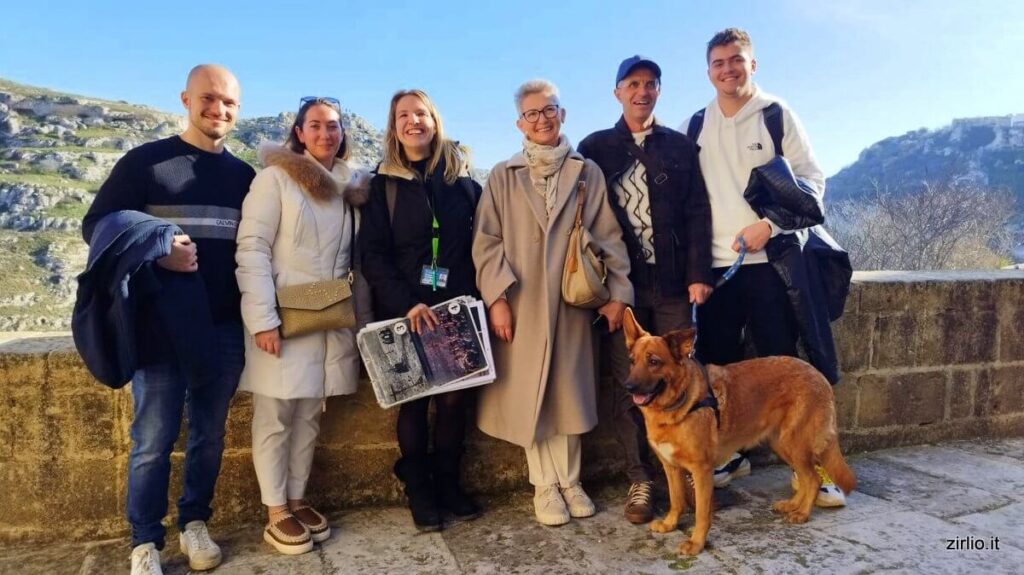 Tour privato a Matera con cani di grande taglia
